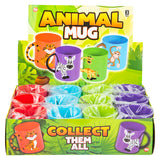 Zoo Animal Mugs (12 Pc Display)