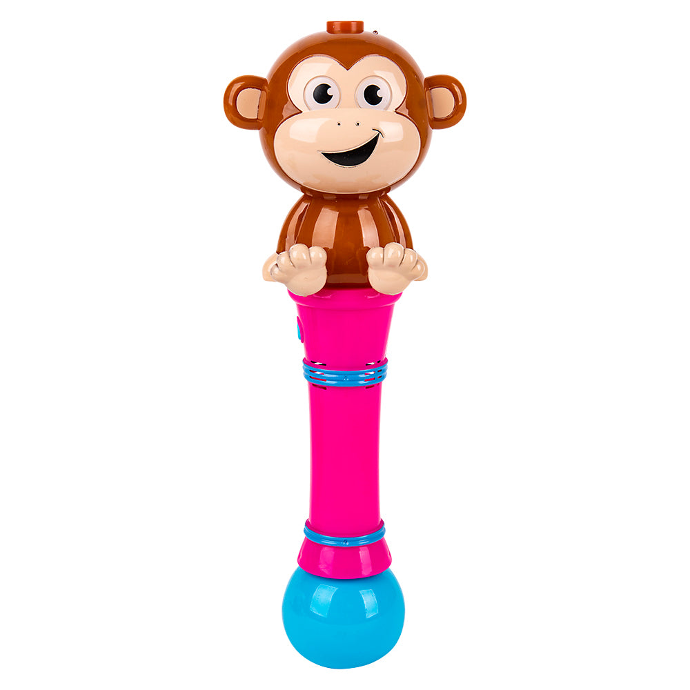 Monkey Light-Up Bubble Blower