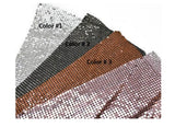 Metal Mesh Fabric Decorative Gold 11 x 5