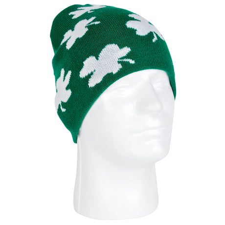 Shamrock Knit Beanie Hat