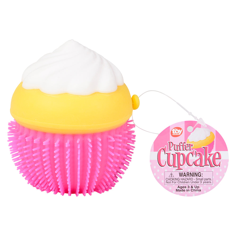 Puffer Cupcake Squeeze Toy (1 DZ)