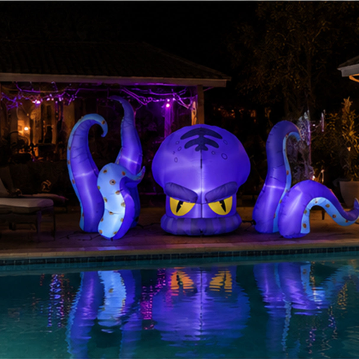 12FT Giant Octopus Halloween Inflatable Yard Decor