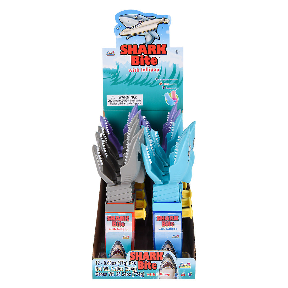 Shark Bite Lollipop (12 PC Display)