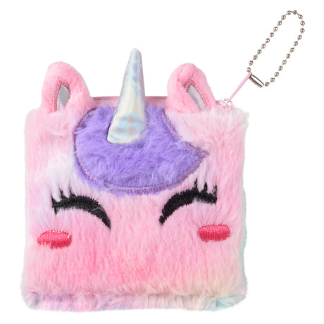 Plush Unicorn Coin Purse 5" (1 DZ)