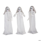 4 ft. Halloween Ghostly Girl Yard Stakes Halloween Decoration - 3 Pc.