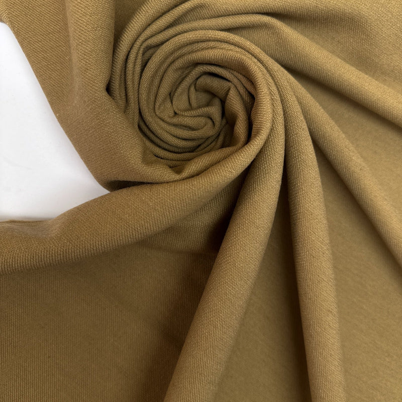 Polyester Wool Basket Weave Beige