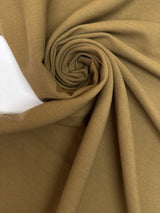 Polyester Wool Basket Weave Beige