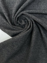 Wool Melange Gray Suiting Fabric