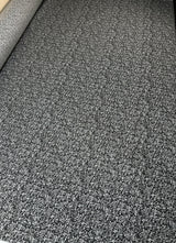 Cotton Tweed Lurex in Silver Black White