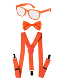 Neon Suspender, Bowtie, Sunglasses Accessory Set - Toddlers