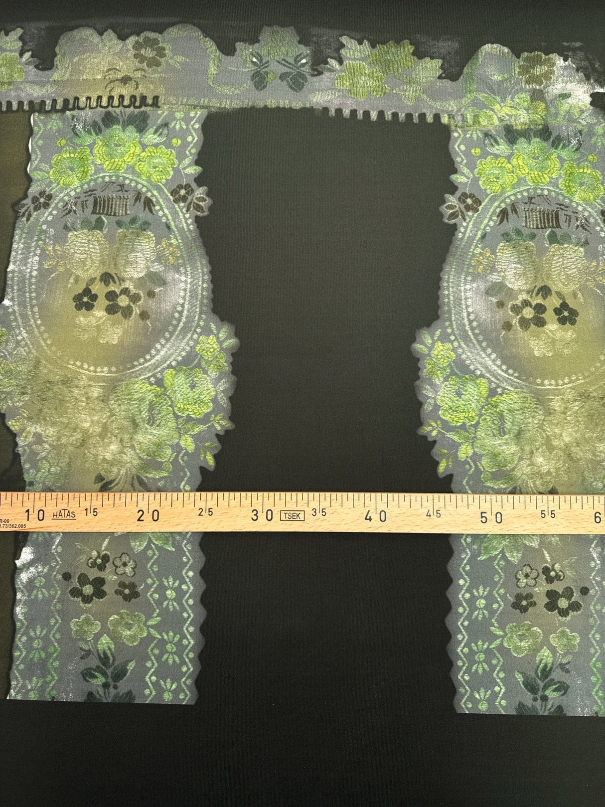 Printed Green Knitted Fabric