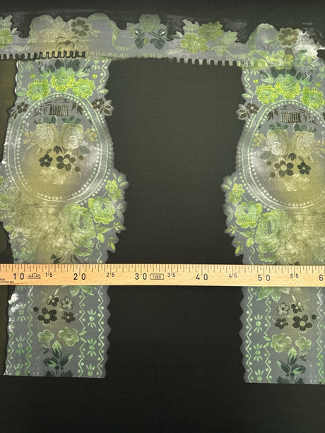 Printed Green Knitted Fabric