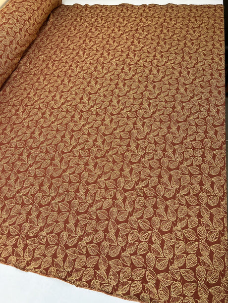 Lurex Knit Golden Brown