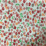 Small Floral Print Poly Cotton Fabric - Small Floral, 59" Width (1 Yard)