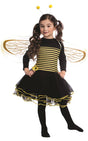 Kids bumblebee dress costume with wings and headband