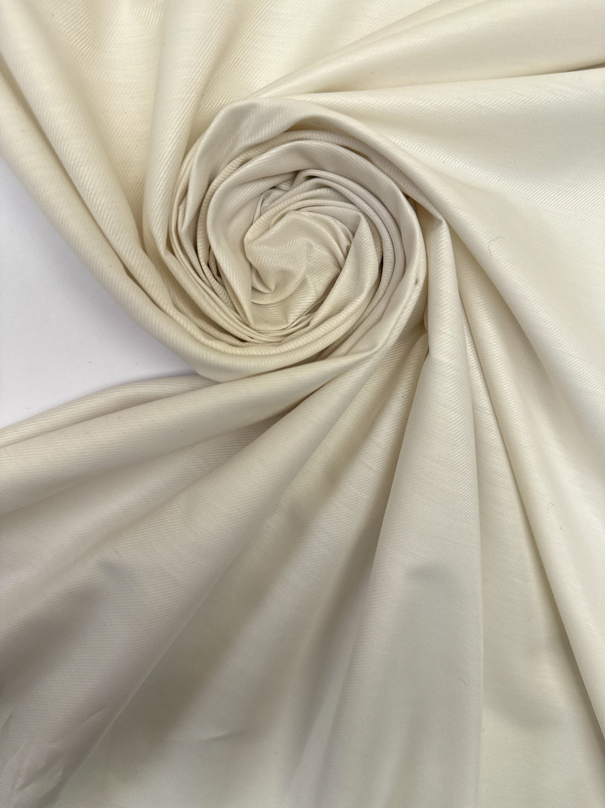 Cotton Nylon Twill Beige White Gray