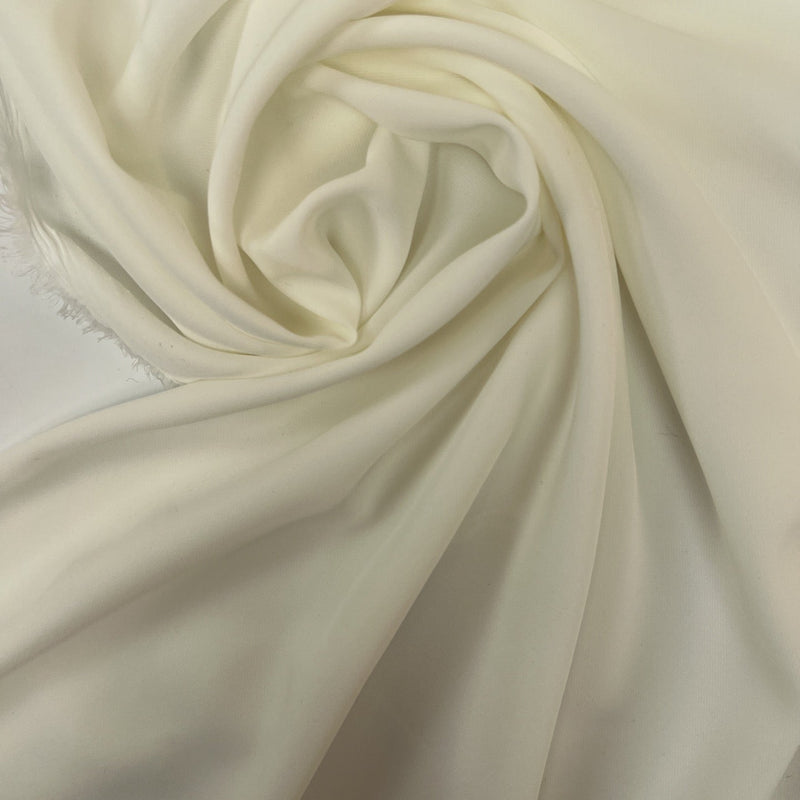 Polyester Elastane Knit White Beige