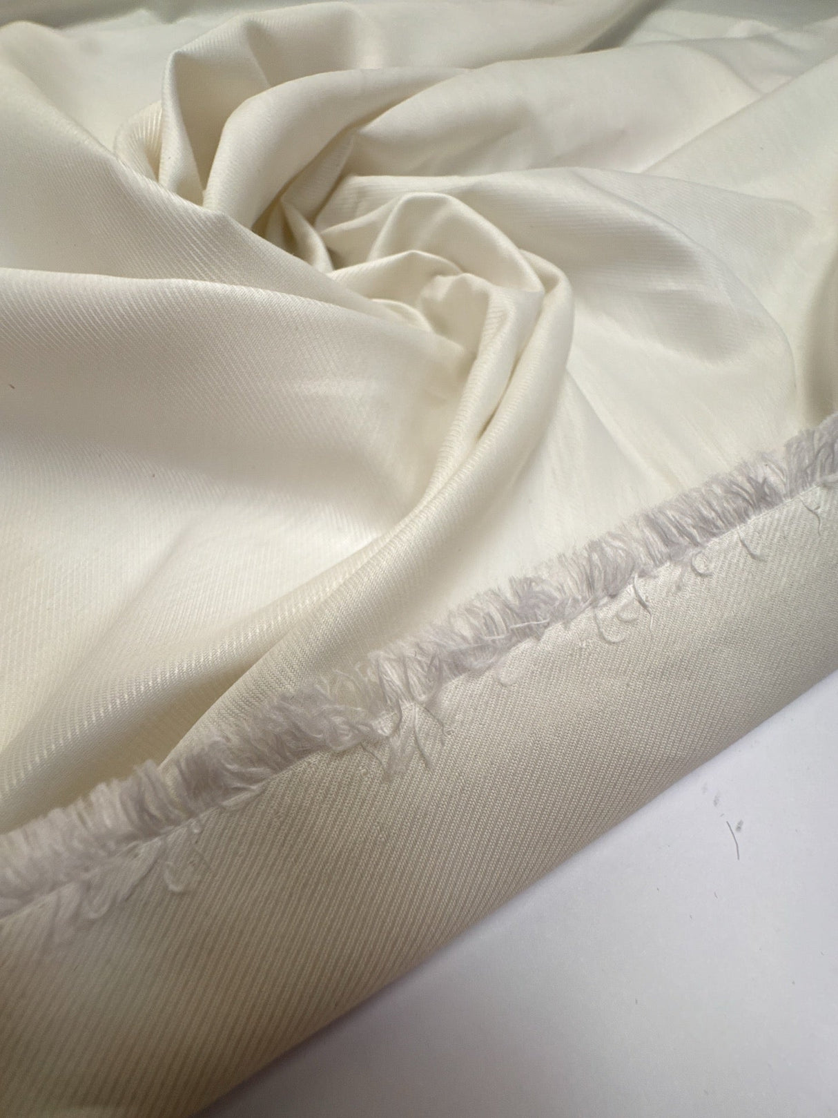 Cotton Nylon Twill Beige White Gray