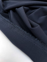Polyester Viscose Gabardine Blue Stretch