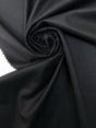 Wool Twill Black Fused Fabric