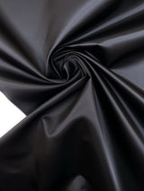 Black Water-Repellent Polyester Fabric