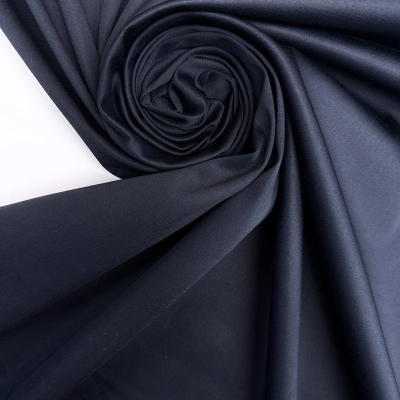 Cotton Viscose Elastane Woven Blue