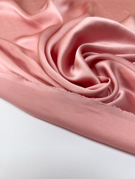 Silk Sateen Pink Shades Fabric
