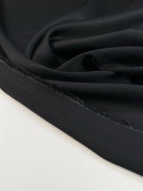 Black Viscose Satin Fabric