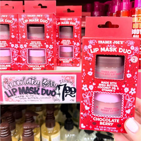 Trader Joe’s Chocolate Berry Lip Mask Duo | 0.7 Oz