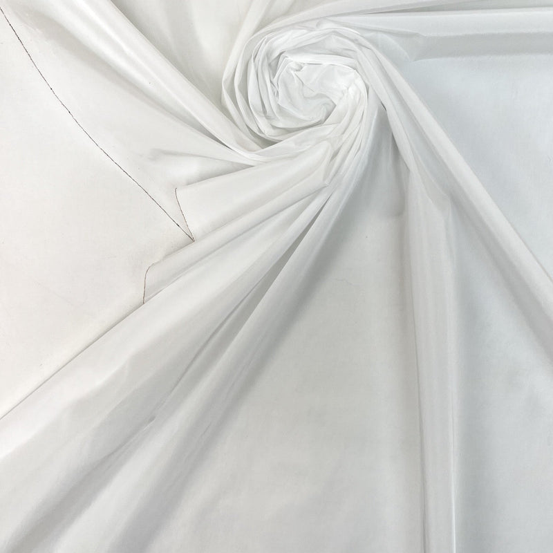White Polyamide Oxford Woven