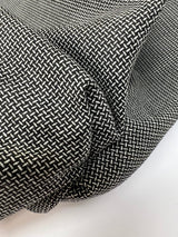 Wool Suit Fabric White