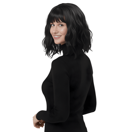 Short Wavy Costume Wig
