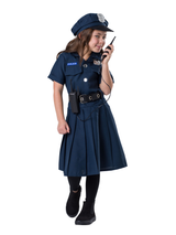 Girl's Police Officer Costume