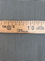Wool Houndstooth Suit Fabric Gray