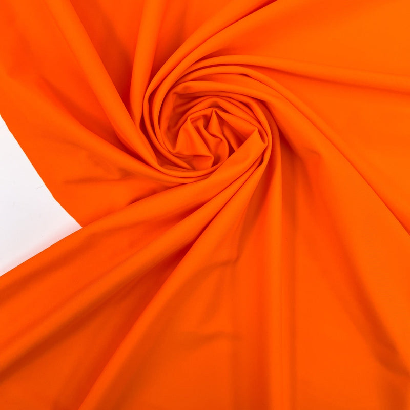 Orange Stretch Knitted Fabric