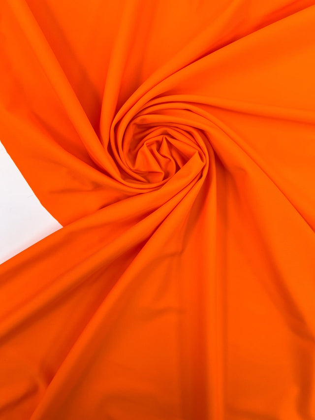 Orange Stretch Knitted Fabric
