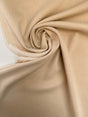 Cotton Ribbed Fabric Beige Stretch