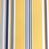 Multi Striped Oak Polyester Canvas Fabric - Gray, Burgundy, Brown, Blue, Yellow, Green, Waterproof, Anti-UV, 60" Width (1 Yard)