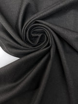 Wool Twill Suit Fabric Black