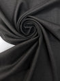 Wool Twill Suit Fabric Black