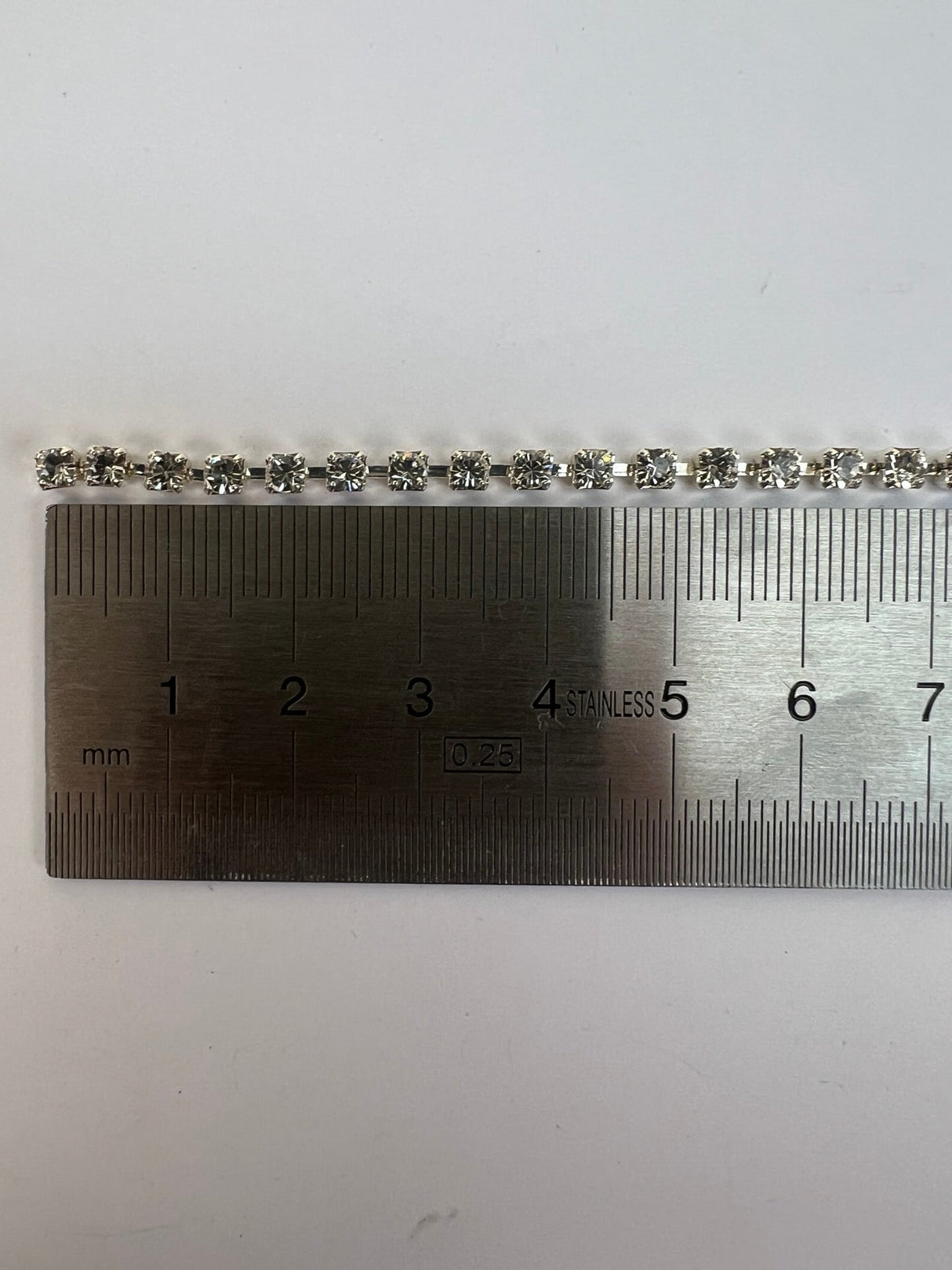 Silver Metal Crystals Sewing Notions