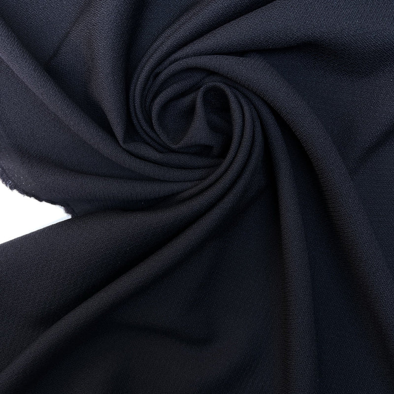 Blue Wool Basket Weave Fabric