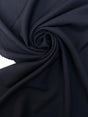 Blue Wool Basket Weave Fabric