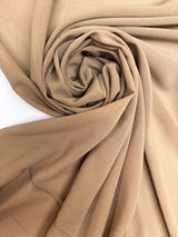Silk Crepe Beige Fabric