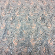 Floral Sequin Lace Fabric 52" Wide Polyester