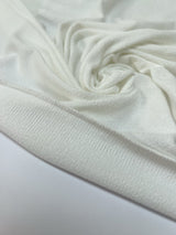 Polyamide Elastane Knitted Fabric White