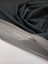 Virgin Wool Blend Woven Gray-Blue