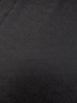 Wool Silk Jacquard Fabric Gray Black