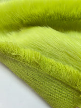 Faux Fur Acrylic Yellow Shade