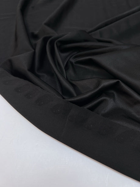 Viscose Knit Black Stretch Fabric